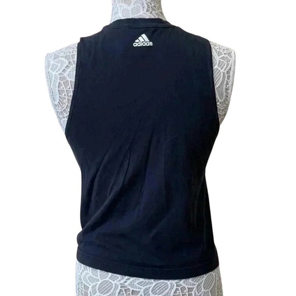2/20 Adidas Sleeveless Tie Knot Tank Top - Picture 5 of 10